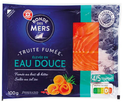 TRUITE FUMÉE ÉLEVÉE EN EAU DOUCE