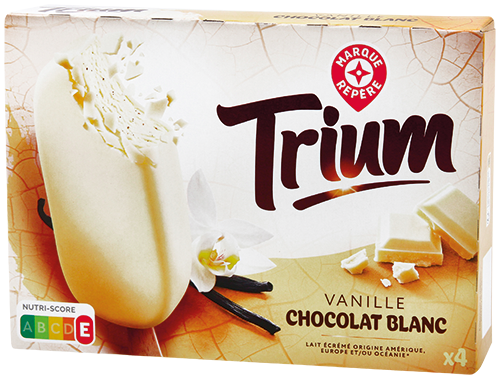 4 BATONNETS VANILLE CHOCOLAT BLANC