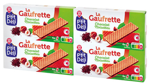 GAUFRETTES CHOCOLAT NOISETTES