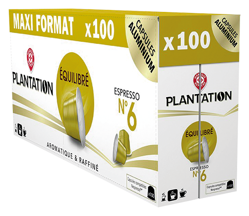 LOT DE 100 CAPSULES DE CAFÉ