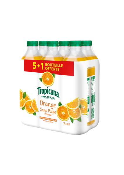 Pur jus d'orange sans pulpe