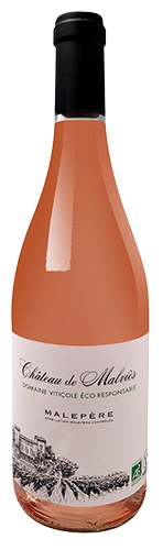 CHÂTEAU DE MALVIÈS GUILHEM AOC VIN ROSÉ MALEPÈRE BIO code EAN 1220033 