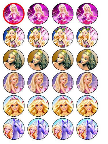 24 Barbie Films (#2 décorations pour cupcakes
