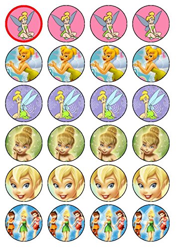 Lot de 24 décorations pour cupcakes Motif Fée C...