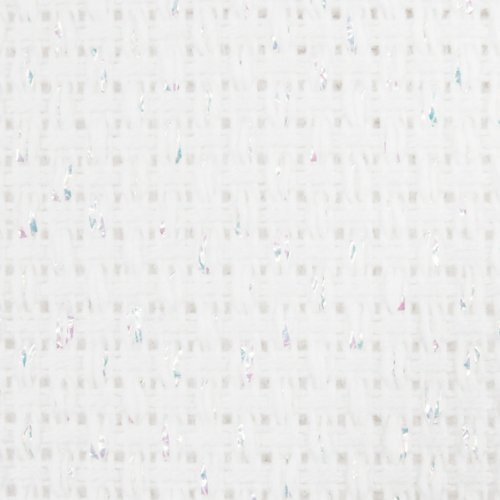 Zweigart Fat Quarter de neige à Paillettes blanc 14 ct Aida point de croix-Dimensions :  50 x 55 cm 1245365697635 (1245365697635)