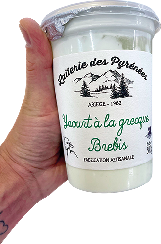 YAOURT À LA GRECQUE BREBIS 1247104 LAITERIE DES PYRÉNÉES