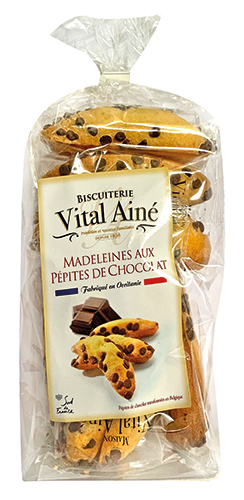 VITAL AINÉ MADELEINES AUX PÉPITES DE CHOCOLAT code EAN 1269896 