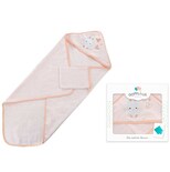 DOMIVA Sortie de bain + gant brodé Lapinou code EAN 1300446 