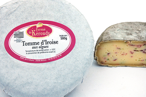 FERME DE KÉROUDY TOMME D’IROISE AUX ALGUES code EAN 1306265 