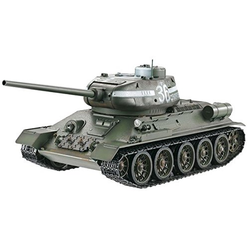 CHAR RC2.4GHZ 1/16 RUSSE T34-85 METAL + (BRUIT/...