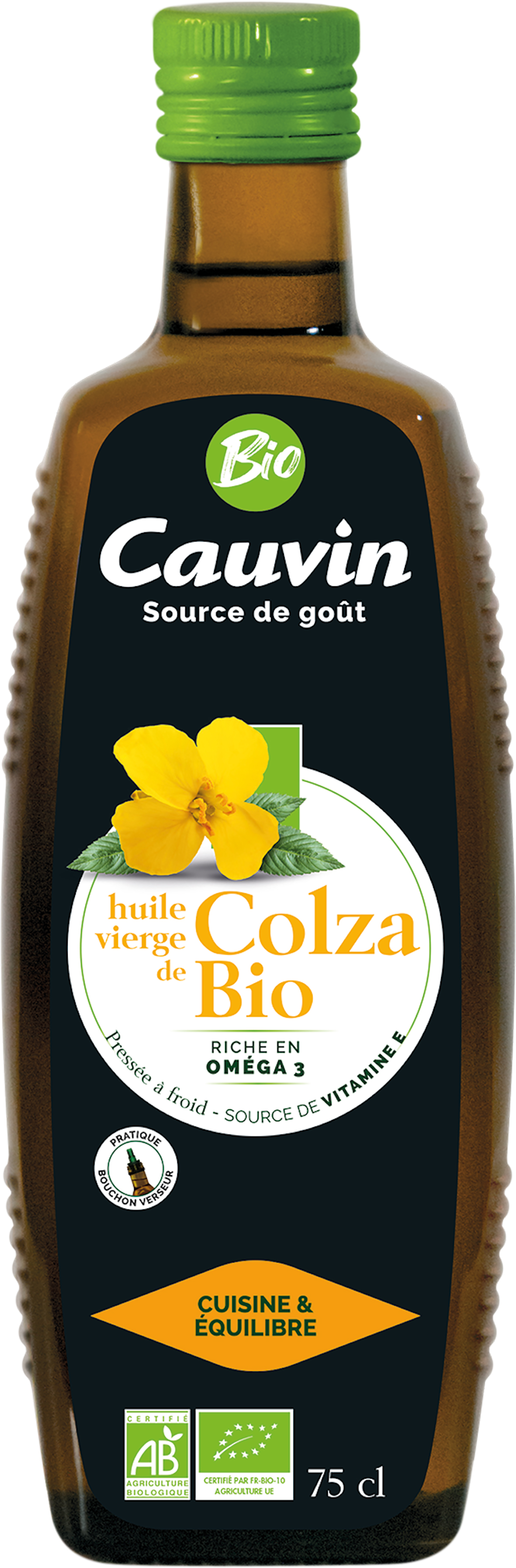 HUILE VIERGE DE COLZA BIO