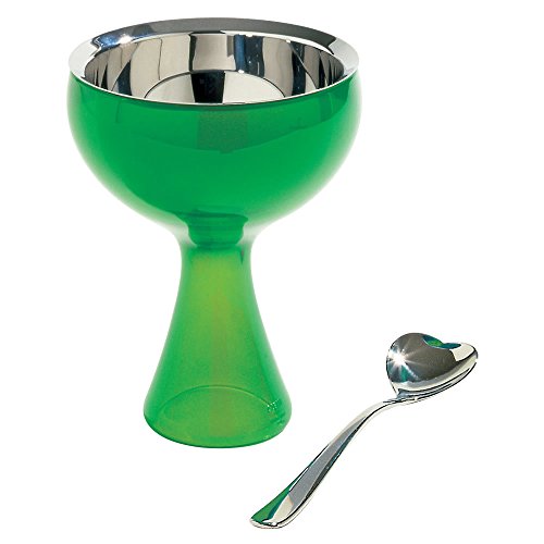 A di Alessi BIG LOVE Coupe à glace verte et cui...