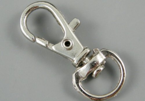 LOT DE 15 ATTACHES FERMOIRS MOUSQUETONS METAL A...