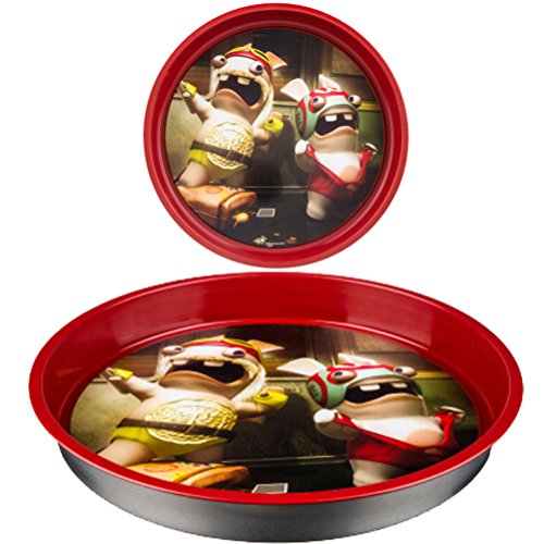 LAPINS CRÉTINS - Plateau de bar Catch - 33 cm -...