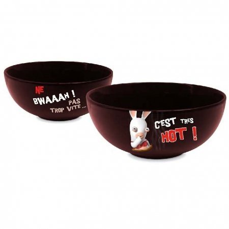 Grand bol en céramique Lapins Crétins Marron 1399984284582 Lapins Crétins Grand bol en céramique Lapins Crétins Marron 1399984284582 Lapins Crétins