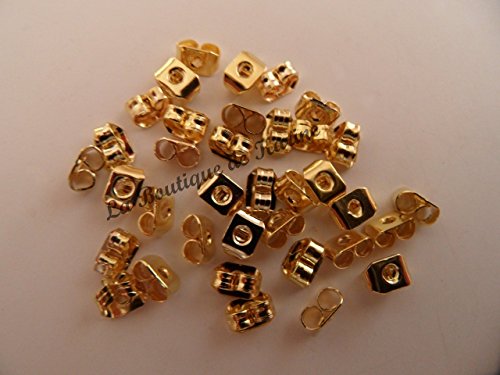 LOT DE 100 FERMOIRS BOUCLES D'OREILLES METAL DO...