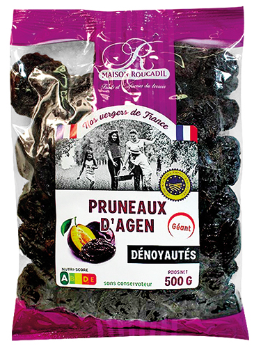 MAISON ROUCADIL PRUNEAUX D’AGEN DÉNOYAUTÉS IGP code EAN 1447240 
