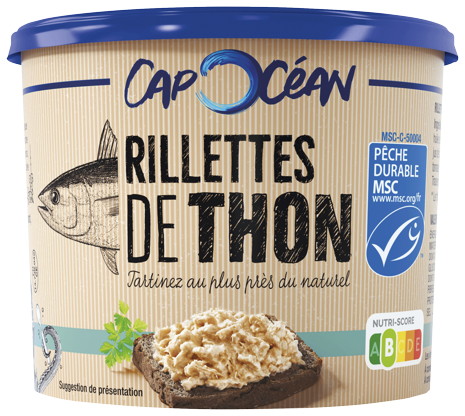 RILLETTES DE THON MSC 1450591980075 CAP OCÉAN RILLETTES DE THON MSC 1450591980075 CAP OCÉAN