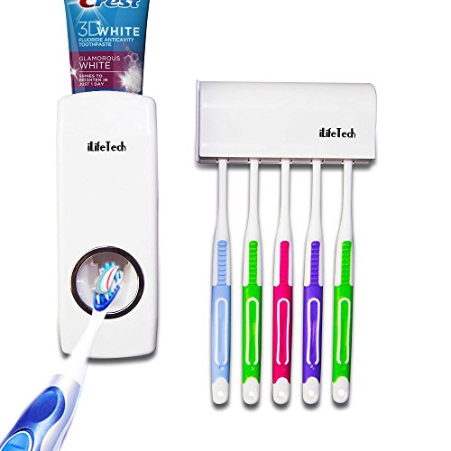 iLifeTech Enfants pâte dentifrice distributeur mains libres support de brosse à dents électrique 1456485669567 (1456485669567)