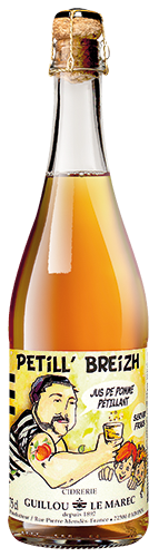 CIDRERIE GUILLOU LE MAREC JUS DE POMME PÉTILLANT "PETILL' BREIZH" code EAN 1469532 