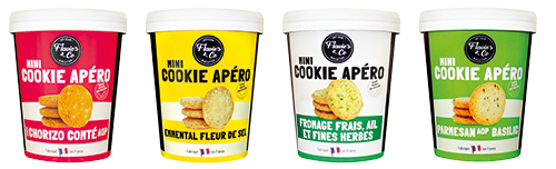 SUR TOUS LES MINI COOKIES APÉRO PRÉSENTS EN MAG...