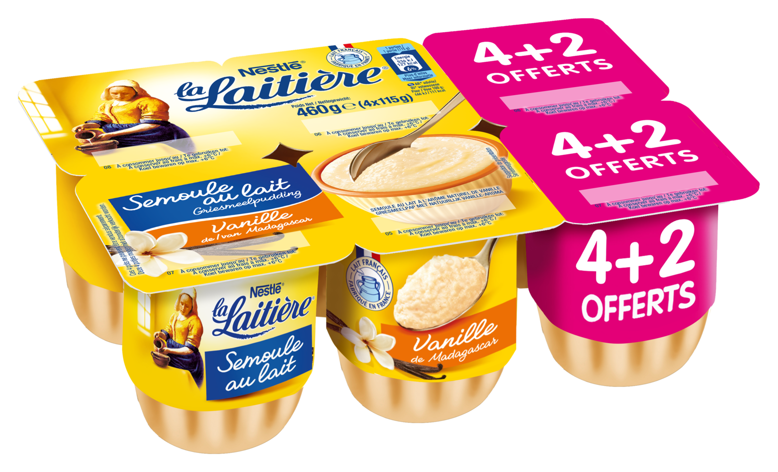 SEMOULE AU LAIT VANILLE DE MADAGASCAR