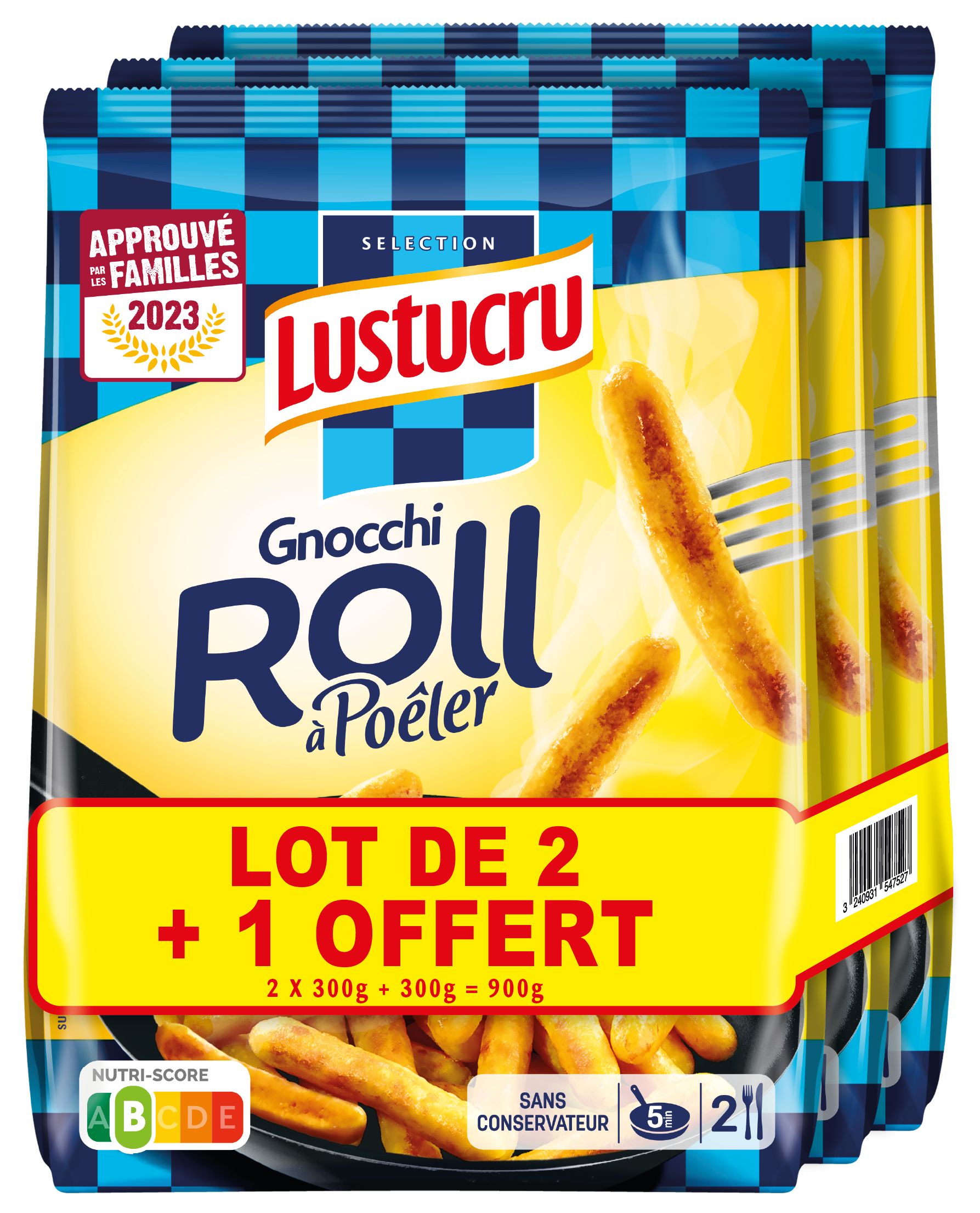 GNOCCHI ROLL À POÊLER