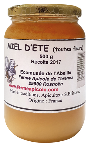 FERME APICOLE DE TÉRÉNEZ MIEL D’ÉTÉ code EAN 1534006 