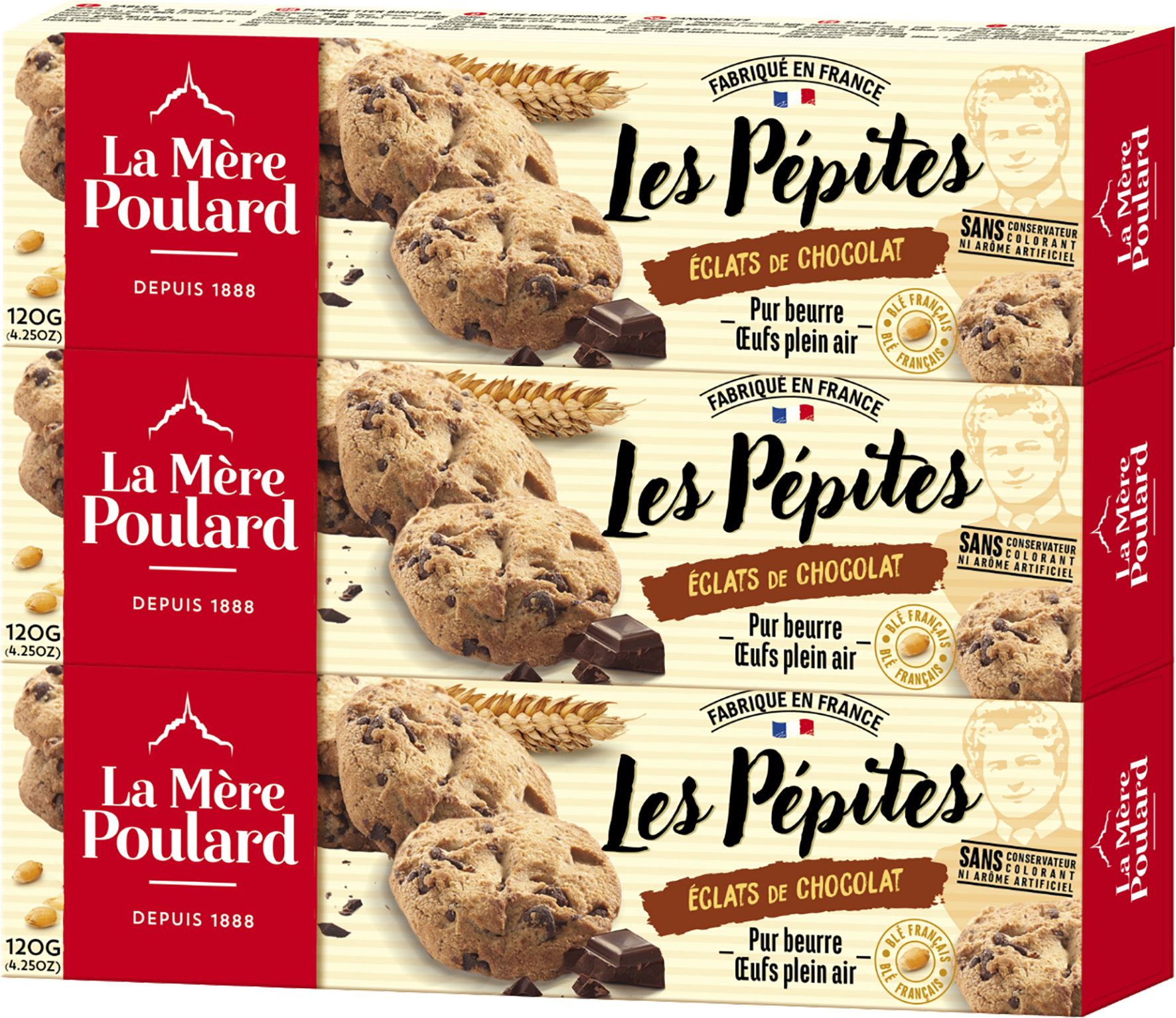 “LA MÈRE POULARD” BISCUITS LES PÉPITES code EAN 1534370207138 