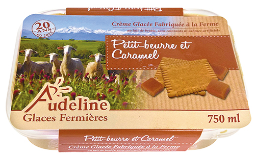AUDELINE GLACE FERMIÈRE AU LAIT DE BREBIS code EAN 1556699 