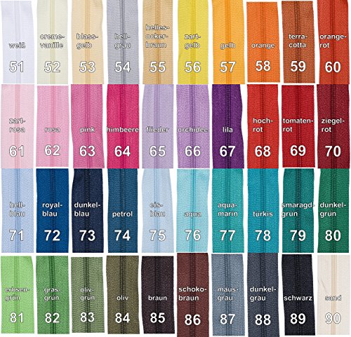 5 m Fermeture éclair au mètre, 24 mm large, comprenant 10Non Bloquer-Curseur ( ton sur ton ), Choisir 40 Couleurs / Couleur: 51 1568451924058 Fermeture éclair au mètre 5 m Fermeture éclair au mètre, 24 mm large, comprenant 10Non Bloquer-Curseur ( ton sur ton ), Choisir 40 Couleurs / Couleur: 51 1568451924058 Fermeture éclair au mètre