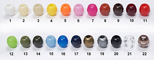 Lot de 20 stop cordon pour 4 mm Cord / #17 / Couleur: 21 1568451928605 stop cordon