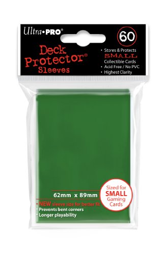60 pochettes de protection vert pour cartes for...