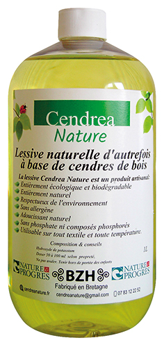 CENDREA NATURE LESSIVE LIQUIDE NATURELLE code EAN 1593152 