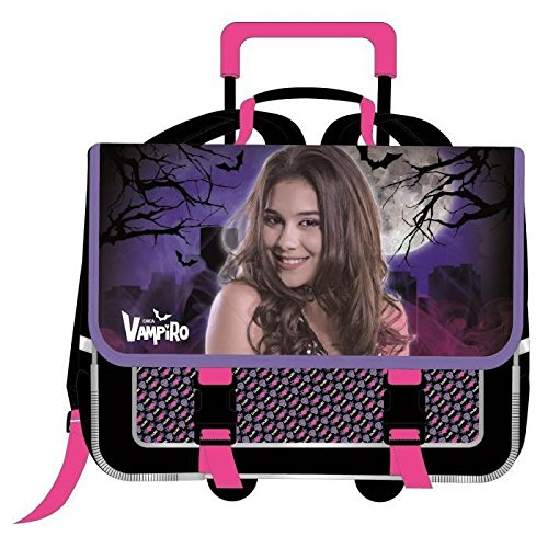 Cartable CHICA VAMPIRO 38 cm à roulettes noir