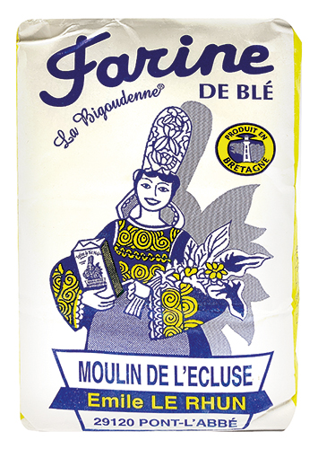 MOULIN DE L’ÉCLUSE FARINE DE BLÉ LA BIGOUDENNE® code EAN 1630026 