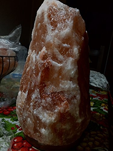 Lampe de sel gemme sel de l'Himalaya 15 kg avec...