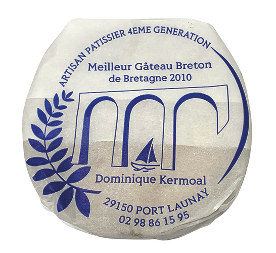 DOMINIQUE KERMOAL GÂTEAU BRETON code EAN 1653002 