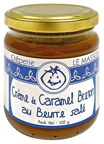 CRÊPERIE LE MASSON CRÈME DE CARAMEL BRETON AU BEURRE SALÉ code EAN 1653459 