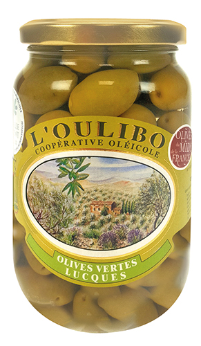 L’OULIBO OLIVES VERTES LUCQUES code EAN 1654003 