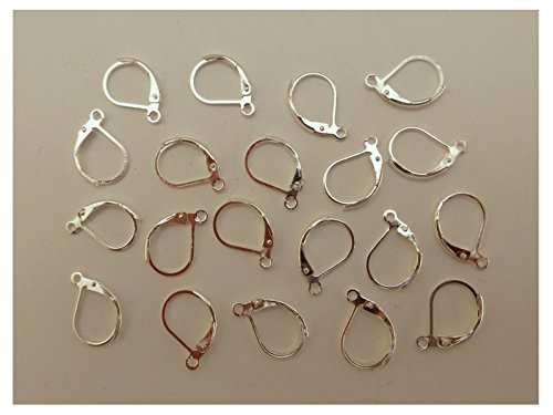 LOT DE 20 CROCHETS FERMES SUPPORTS BOUCLES D'OR...