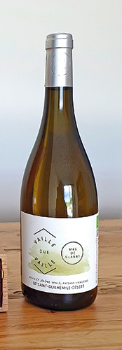 VAILLE QUE VAILLE VIN BLANC IGP SAINT-GUILHEM-LE-DÉSERT MAS DE CLANNY code EAN 1685976 