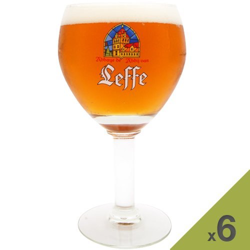 LEFFE - Lot de 6 verres de 25 cl Leffe