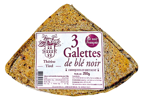 3 GALETTES DE BLÉ NOIR