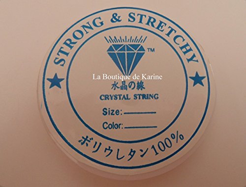 BOBINE DE FIL SEMI-ELASTIQUE TRANSPARENT LONGUE...