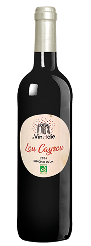 LA VINADIE VIN ROUGE BIO IGP CÔTES DU LOT 2024 LOU CAYROU code EAN 1900000 