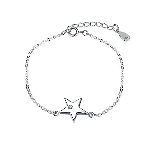 Mode bijoux bracelet argent 925 sterling étoile...