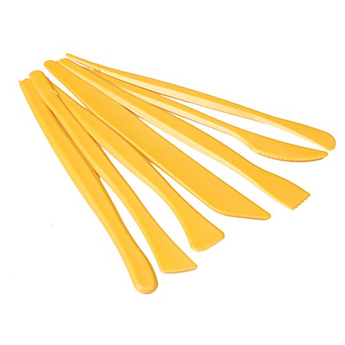 7pcs professionel plastique clay craft outil de...