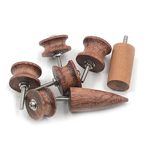 7pcs leathercraft diy en bois cuir broyage electrique brunissoir kit de polissage de bord de tête pour travail de cuir 1904811634708 Hrph