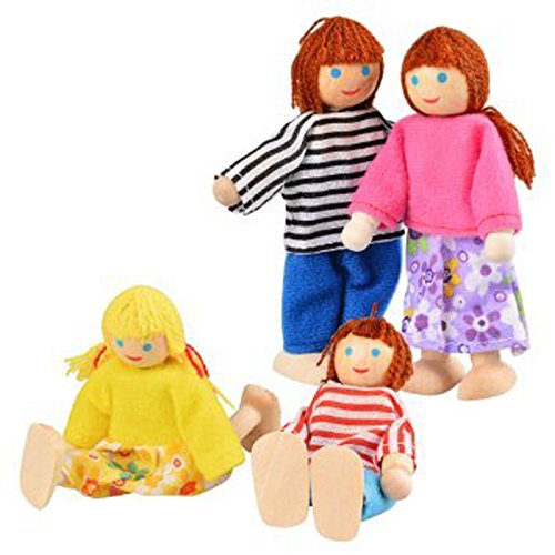 Ensemble de mobiliers miniature jouet en bois m...